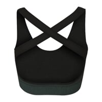 GEMA BRA women's sports bra black/green