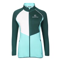 GLACIERA women's functional jacket green/white/mint
