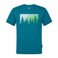 HRUTUR "FOREST" short sleeve merino T-shirt navy