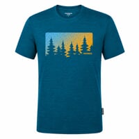 HRUTUR "FOREST" short sleeve merino T-shirt navy