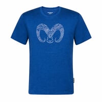 HRUTUR "RAM" short sleeve merino T-shirt khaki melange