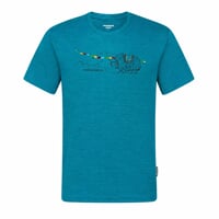 HRUTUR "YAK" men's merino t-shirt grey melange
