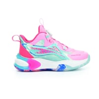 JUNIOR BASKETBALL children's sports shoes white/blue/turquoise