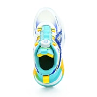JUNIOR BASKETBALL children's sports shoes white/blue/petrol