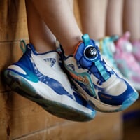 JUNIOR BASKETBALL children's sports shoes white/blue/turquoise
