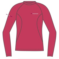 MA NDRZ 125 women's long-sleeved merino shirt boysenberry