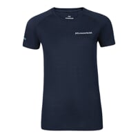 MA NKRZ 125 women's merino short-sleeved T-shirt blackened blue