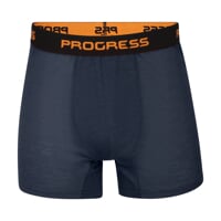 MA SKN 125 2-PACK set pánských merino boxerek blackened blue + orange