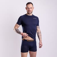 MA SKN 125 men's merino boxers blackened blue