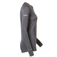 MB TDRZ ladie's functional long-sleeved T-shirt grey melange/apricot