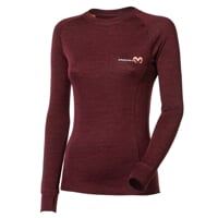 MB TDRZ ladie's functional long-sleeved T-shirt plum/apricot
