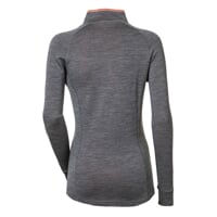 MB TRZZ ladie's functional long-sleeved T-shirt grey melange/apricot
