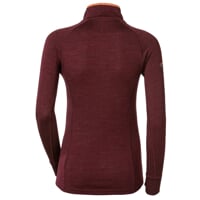 MB TRZZ ladie's functional long-sleeved T-shirt plum/apricot