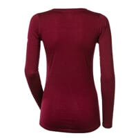 ORIGINAL women's merino T-shirt LS MERINO plum melange