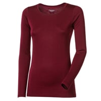 ORIGINAL women's merino T-shirt LS MERINO plum melange