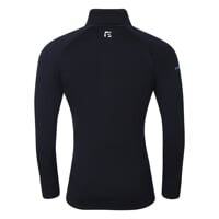 MT TRZ 250 men's merino zip neck T-shirt blackened blue