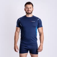 MW NKR 170 mens merino short sleeve T-shirt navy/blue