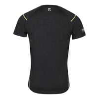 MW NKR mens merino short sleeve T-shirt black melange