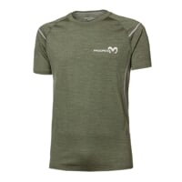 MW NKR mens merino short sleeve T-shirt khaki melange