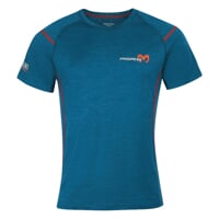 MW NKR mens merino short sleeve T-shirt petroleum melange