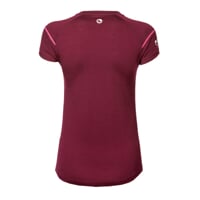 MW NKRZ 50OA womens merino short sleeve T-shirt plum melange