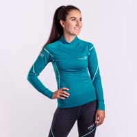 MW NSTZ omen's functional turtleneck green melange