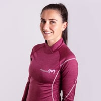 MW NSTZ omen's functional turtleneck wine red melange