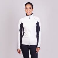 ODDA ladies full zip jacket white/black