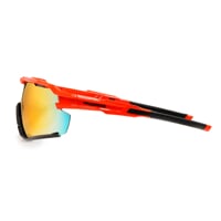 PULSAR RBW-R RED/BLK CASE sports glasses red/black
