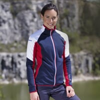 REPUBLICA womens sports CR jacket Dk.blue/white/red