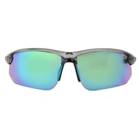 SAFARI GRN-R T-BLK sports sunglasses transparent grey/black