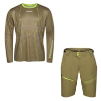 Set ARMAGEDON + GENIUS BIKE SHORTS green