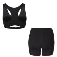 Set ZORA BRA + MINISHORTS black