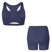 Set ZORA BRA + MINISHORTS blue