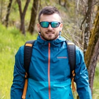 SINNER BLU-R BLK sportovní sluneční brýle černá mat