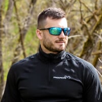SINNER BLU-R BLK sportovní sluneční brýle černá mat