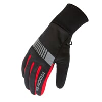 SNOWSPORT GLOVES winter cross-country skiing gloves black/red
