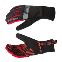 SNOWSPORT GLOVES winter cross-country skiing gloves black/red