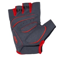 SOLAR MITTS fingerless cycling mittens black/red
