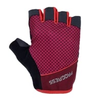 SOLARIA MITTS fingerless cycling mittens wine red/pink