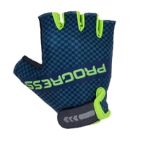 SOLO MITTS kid's cycling mittens petroleum/lime