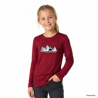  STIG "ICELAND" children's merino T-shirt grey melange