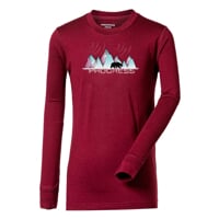  STIG "ICELAND" children's merino T-shirt violet melange