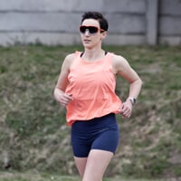 TECHNICA SINGLET women's sports tank top orange melange