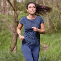 TECHNICA women's fully bonded T-shirt dk.blue melange
