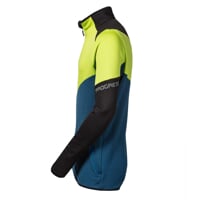 TERRITORY mens full zip jacket black/lime/petroleum