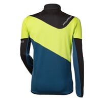 TERRITORY mens full zip jacket black/lime/petroleum