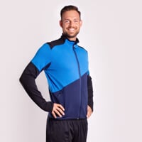 TERRITORY mens full zip jacket black/lt.blue/dk.blue
