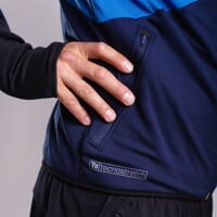 TERRITORY mens full zip jacket black/lt.blue/dk.blue
