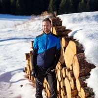 TERRITORY mens full zip jacket black/lt.blue/dk.blue